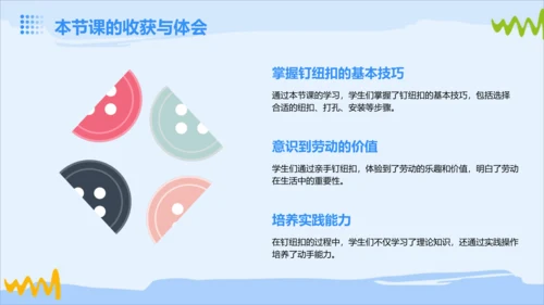 项目一 钉纽扣（课件）2023-2024学年六年级劳动下册同步精品课堂系列（人教版）