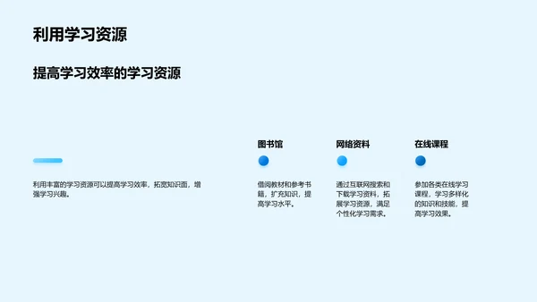 初二学年学习指导PPT模板