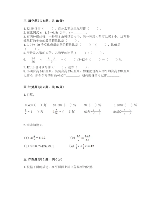 红古区六年级下册数学期末测试卷精选.docx