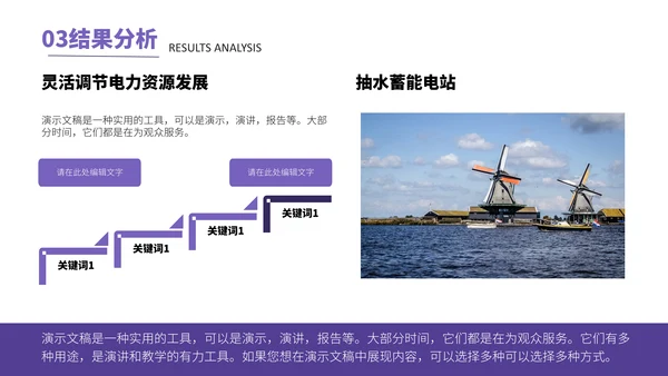 新能源光伏产业清洁能源发电通用PPT模板
