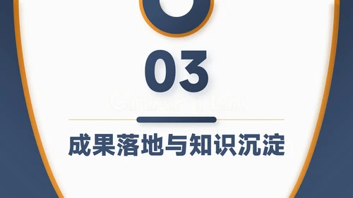 灰橙色简约风项目总结内部复盘会PPT模板