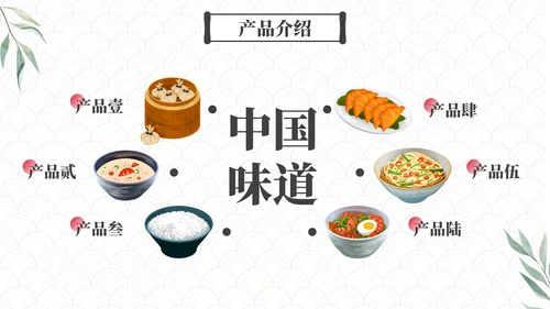 高级大气中国传统美食营销方案PPT模板