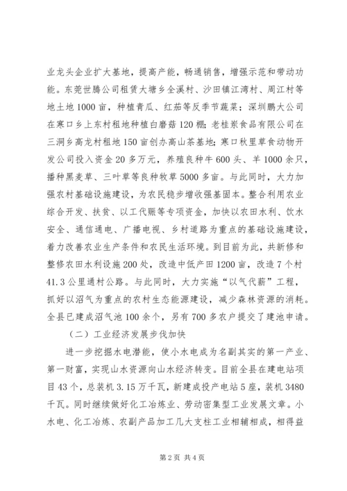 关于全县非公有制经济运行情况的调查与分析 (4).docx