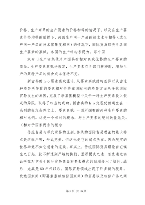 学习国际贸易的感想和认知.docx