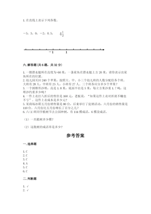 北师大版六年级下册数学期末测试卷（网校专用）.docx