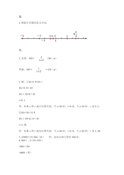 青岛版小升初数学模拟试卷及1套参考答案.docx