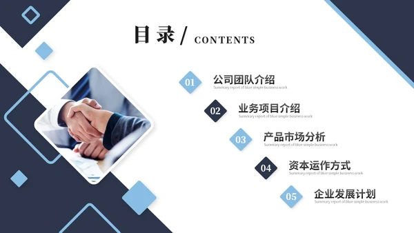 简约商务商业计划书产品介绍公司介绍企业宣传ppt模板