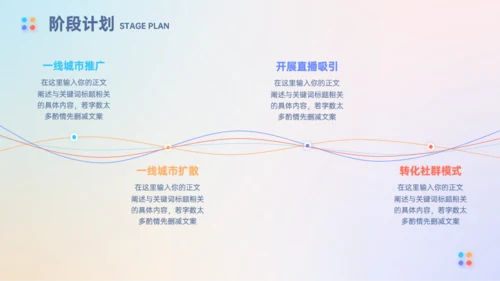 清新弥散风年终总结模板