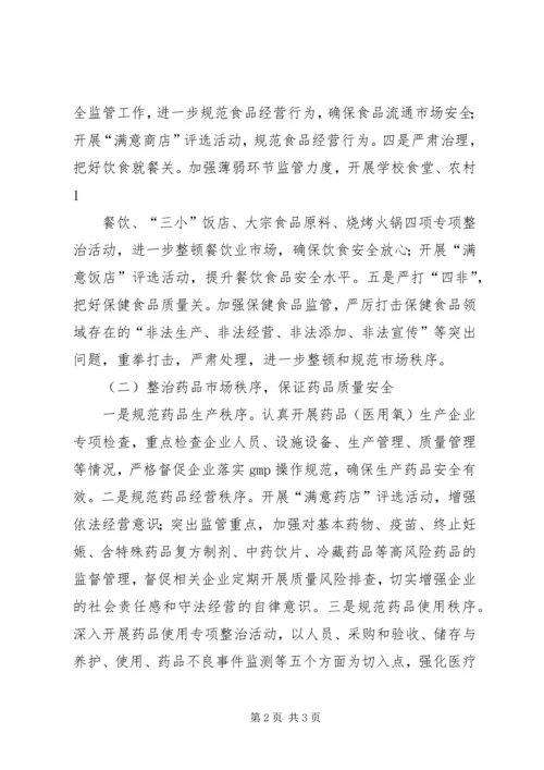 食安青岛、红盾行动专项整治工作实施方案 (3).docx