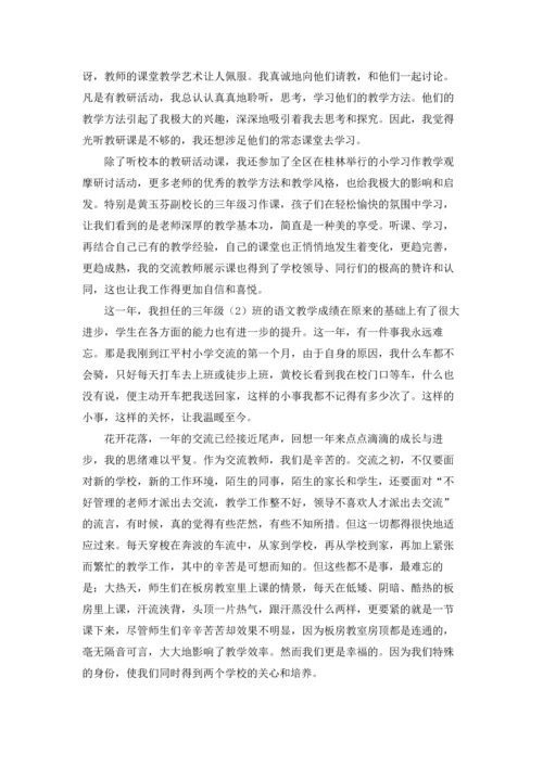 农村小学教师工作总结.docx