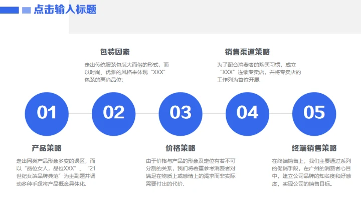 蓝天简约大气5G时代宣传发布会通用PPT模板