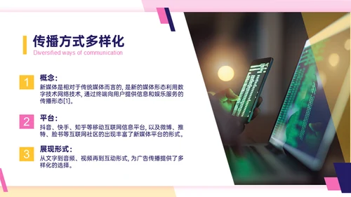 浅淡新媒体广告公司的发展现状及策略通用PPT模板