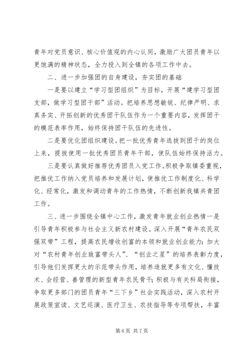 在共青团乡第八次代表大会上的报告 (4).docx