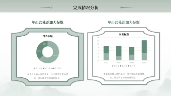 绿色古风中国风通用PPT模板