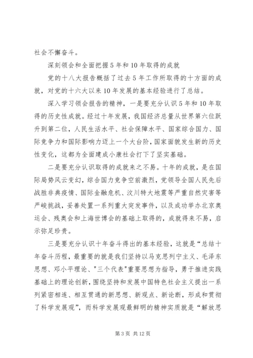 深入学习领会党的十八大报告的基本精神 (2).docx