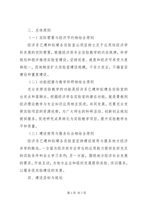 经济系试验室建设规划20XX年018合肥学院.docx