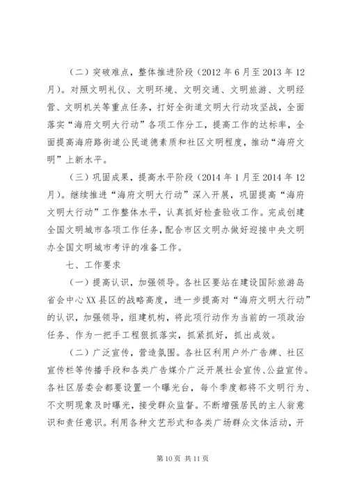 街道乡村文明行动实施方案 (5).docx