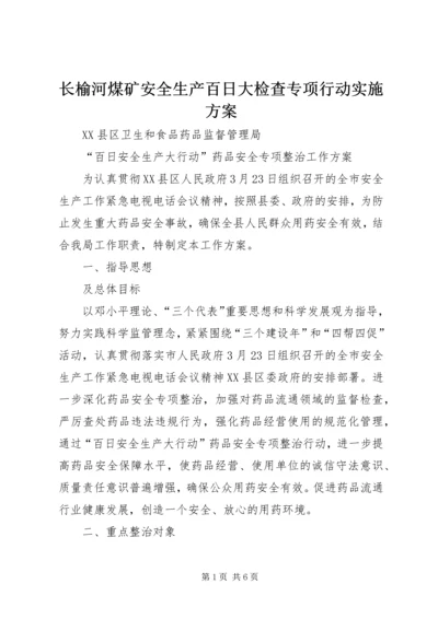 长榆河煤矿安全生产百日大检查专项行动实施方案 (5).docx