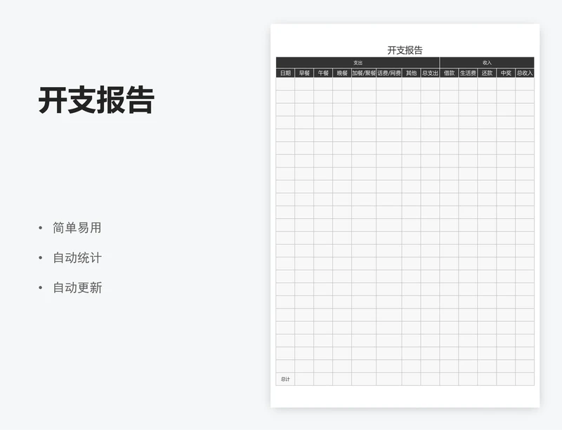 开支报告