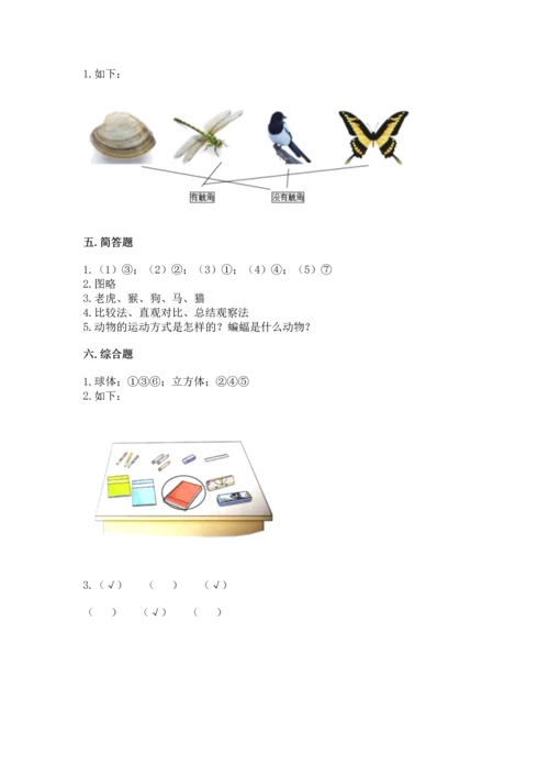 教科版一年级下册科学期末测试卷及参考答案【培优a卷】.docx