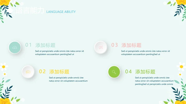绿色小清新个人简历自我介绍动态PPT模板