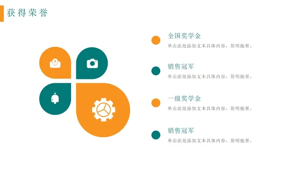 简约商务个人简历自我介绍PPT模板