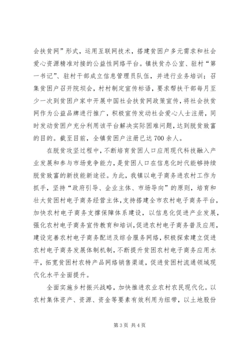 乡镇精准脱贫典型做法总结.docx