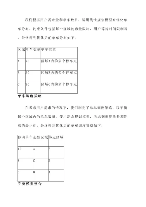 数学建模共享单车解决方案