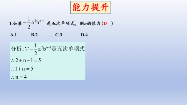 4.1 整式   课件-2024-2025学年人教版数学七年级上册