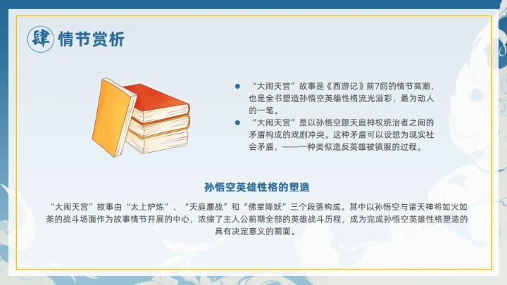 《西游记》大闹开宫通用PPT模板