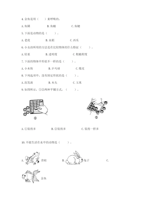 教科版一年级下册科学期末测试卷附答案下载.docx