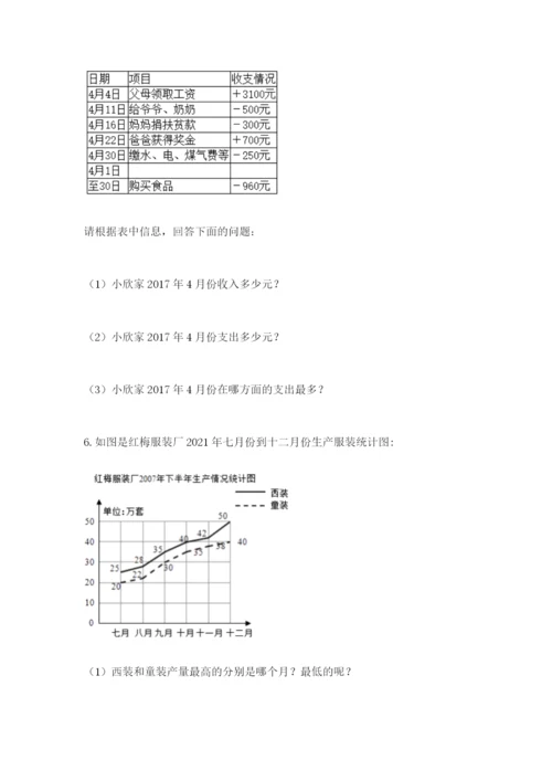 北师大版小学六年级下册数学期末综合素养测试卷精品（综合题）.docx