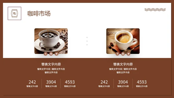 实拍风咖啡行业营销活动策划PPT