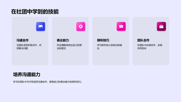 社团成长故事PPT模板