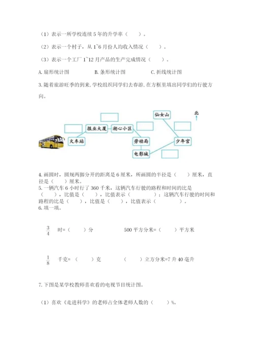 小学数学六年级上册期末测试卷附完整答案（必刷）.docx