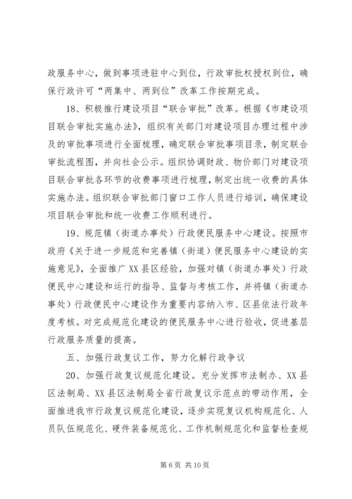 市法制办年度工作计划.docx