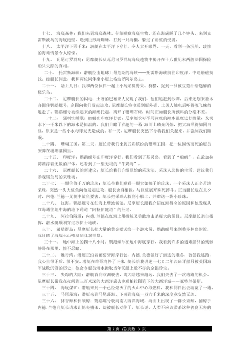 《海底两万里》各章内容概括.docx