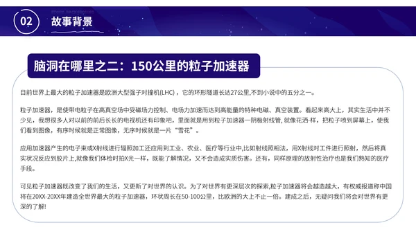 微观尽头科幻小说读书分享会PPT模板