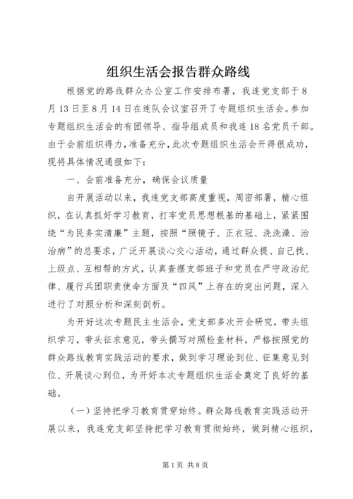 组织生活会报告群众路线_2.docx