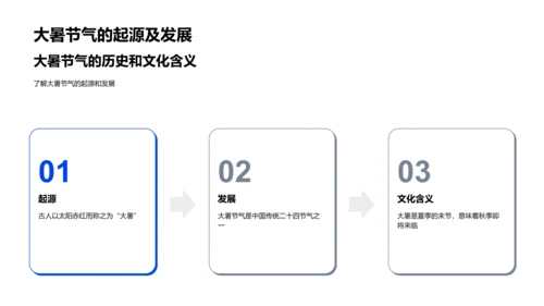 大暑气象与健康保护PPT模板