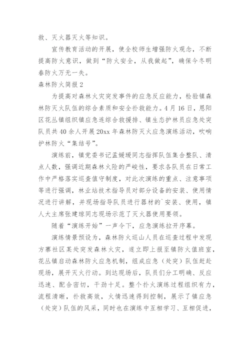 森林防火简报.docx