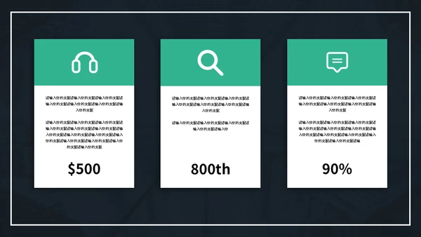 教学研究现代商业报告通用PPT模板