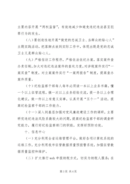 全市国税工作要点精编.docx