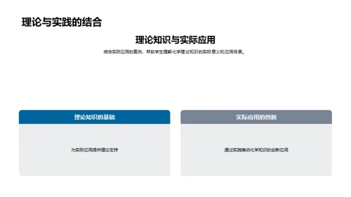 化学：理论与实践