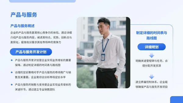蓝色商务风实体行业商业计划书