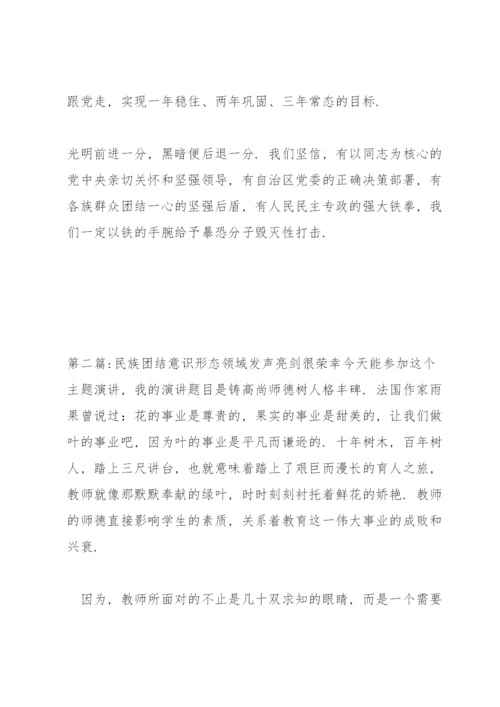 民族团结意识形态领域发声亮剑范文三篇.docx