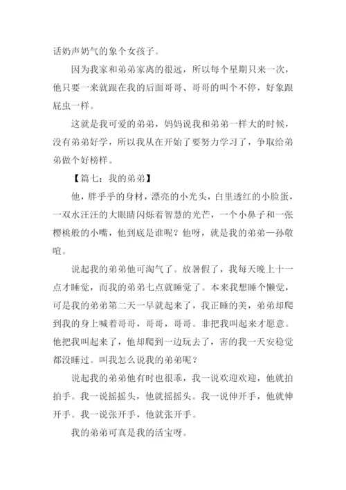 我的弟弟作文300字.docx