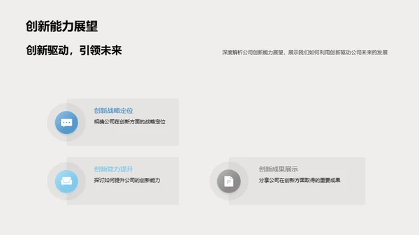公司未来发展规划