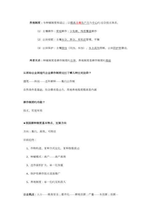 2023年耕作学知识点总结.docx