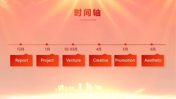 红色喜庆社区联欢会活动PPT